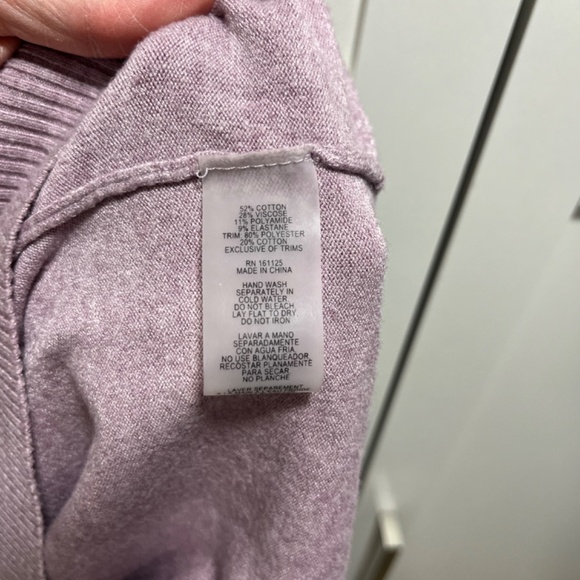 Embellished collar sweater in orchid - Picture 5 of 5